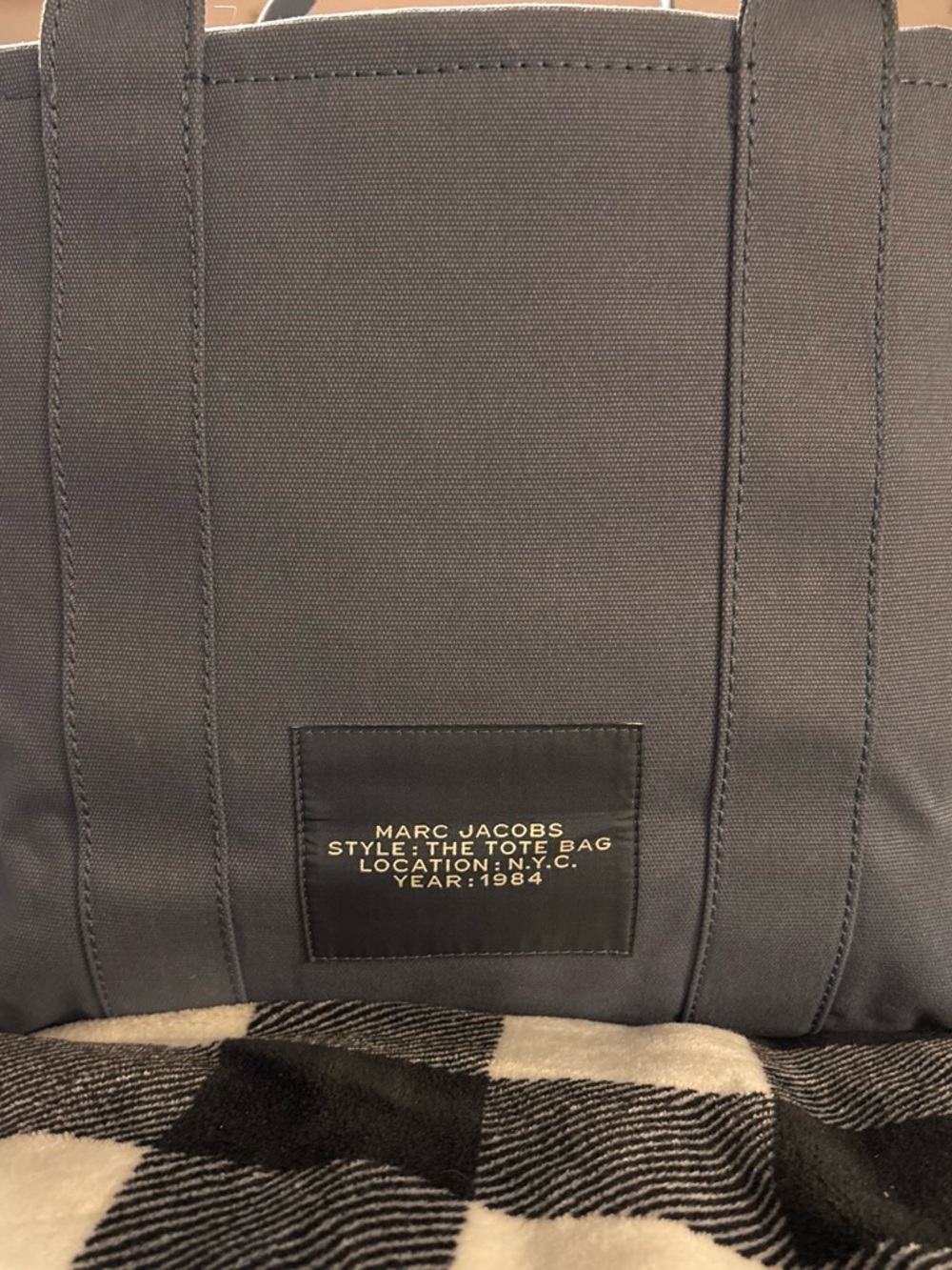 Marc Jacobs Large Blue THE TOTE BAG - Picture 6 of 8